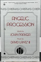 Angelic Procession Parker &amp; Lantz SATB w Keyboard Handbells Hinshaw Sheet Music - £2.31 GBP