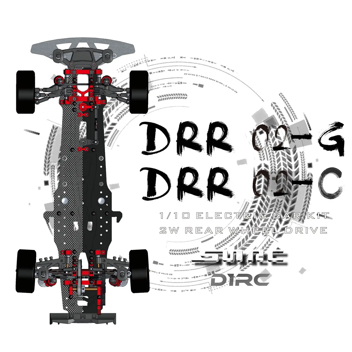 SN-RC DRR02 DRR02-C 1/10 1:10 Rc Car Rc Model 2WD Large Angle Steering - £149.57 GBP