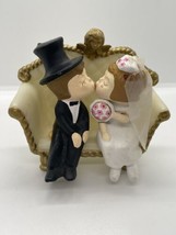 Vintage 1970 Wilton made in Korea Bride And Groom Cake Topper - £16.89 GBP