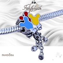 Pandora Disney Parks Exclusive Disneyland Mickey Balloons Dangle Charm - $769.23 MXN