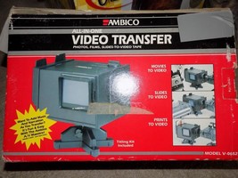 Ambico All-in-One VIDEO TRANSFER Model V-0652 - Film - Slides - Photos NEW - $40.88