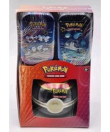 Paldean Fates 2x Mini Tins + Pokeball Box Pokemon TCG Brand New Factory ... - $55.82