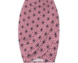 Woman&#39;s Pink Asanoha Anime Japanese Pattern Tulip Hem Pencil Skirt (Size... - £23.70 GBP