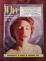 WHY Popular Psychology Magazine January 1951 Selfishness David Seabury - $14.40