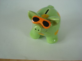 Cool Green Piggy Bank - $10.00