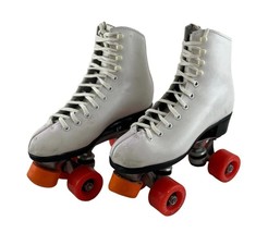 Dominion Canada Roller Skates Youth Size 9 White Boot/Lace Esprit Wheels... - $35.03