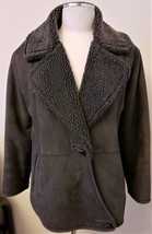 Women&#39;s Winter Leather Jacket by Wilsons Leather Sz.M Gray - £39.94 GBP