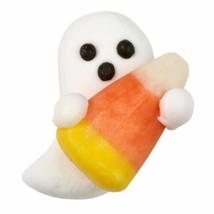 Ghost with Candy Corn 12 Ct Royal Icing Decorations Wilton - $7.91