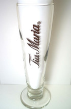 Tall Pilsner style glass TIA MARIA vertical logo Pilsener - £6.20 GBP