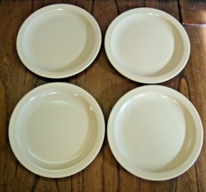 Set of 4 Vintage Texas Ware Melamine Dinner Plates 10” Plate Tan Beige #139 - $24.70