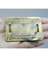 Early Cleveland &amp; Buffalo Steamer C &amp; B Transit Co Brass Luggage Claim Tag - $4,276.54 MXN