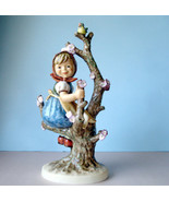 Goebel Hummel Apple Tree Girl 10.25&quot;H 141/V TMK7 Figurine w/Bluebird - £326.93 GBP