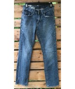 EMPYRE  30 Slim Low Rise Stretch Jeans Work Play Premium Denim Fade Wash... - £19.35 GBP