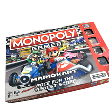 Nintendo Monopoly Gamer Mario Kart Board Game Complete 2-4 Players Used - £10.23 GBP
