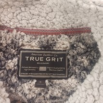 True Grit Men's Beige & Black 1/4 Zip Pullover Sweater Jacket Sz Medium Chest 44 image 3