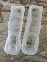 1 pair NINTENDO Cover Grip Sleeve White OEM RVL-027 for Wii Controller - $7.00