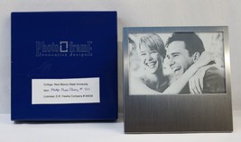Brushed Nickel Design Photo Frame Approx. 6 1/4 x6 1/4”(5.5 X 3.5” Photo) - $14.99