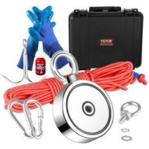 VEVOR Magnet Fishing Kit, 1200lbs 2.95inch Diameter Double Sided Fishing... - $1,182.46 MXN