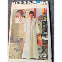 Butterick Misses Caftan Dress with Iron on Transfer Sewing Pattern sz 12... - $12.86