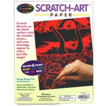 Melissa &amp; Doug Melissa &amp; Doug Scratch Art Paper Solid Color Assortment W... - £8.64 GBP