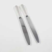 Pair Towle Aristocrat Butter Knives SS Blade Sterling WTD Handle &quot;J&quot; Monogram - £36.78 GBP