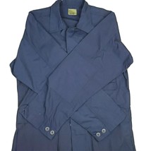 Military Tactical Shirt Blue Combat Coat Sz Medium Regular Long Sleeve Ripstop - £15.34 GBP