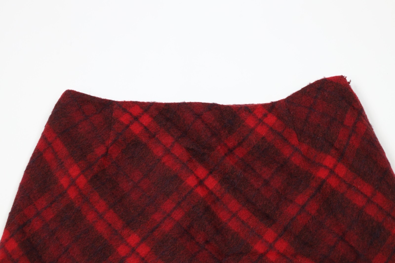 Deadstock Vintage 90s Eddie Bauer Womens 16 Alpaca Wool Mohair Blend Skirt Red Item image 2