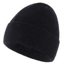 Little Boys Girls Fleece Lined Beanie Hat Winter Warm Hats For Kids Knit... - £16.51 GBP