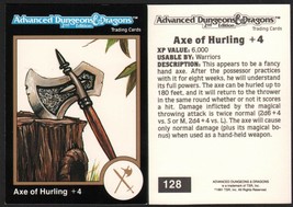 1991 TSR AD&amp;D Gold Border Dungeons &amp; Dragons RPG Fantasy Art Card #128 Magic Axe - £5.42 GBP