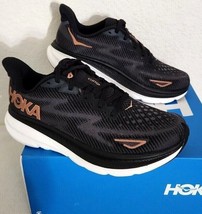 HOKA ONE CLIFTON 9 BLACK COPPER BCPR WOMEN&#39;S Running Walking Shoes SZ 7B... - £102.43 GBP