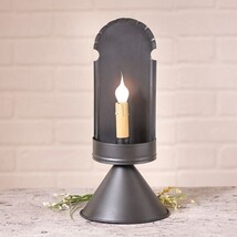Sconce on a cone electric Accent light with bulb in Black Tin image 6
