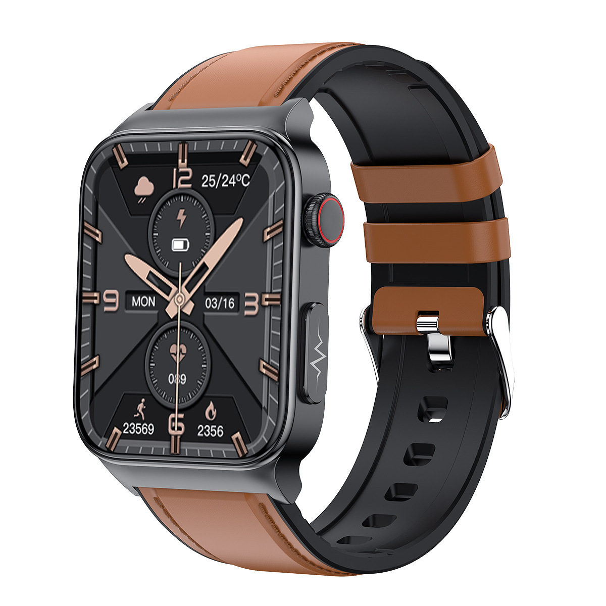E500 Blood Glucose Smart Watch Men  Monitor Blood