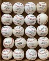 9" Baseball Practice Balls - Lot of 20 - Rawlings Official League - OLB3 - 5 oz - $38.69