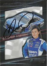 Autographed Danica Patrick 2017 Panini Torque Racing Clear Vision Parallel Inser - £43.26 GBP