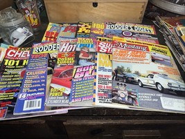 1980’s &amp; 1990’s Vintage Hot Rod Magazines Lot of 11 - £17.52 GBP