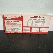 Connecticut Mutual Life Insurance Ink Blotter 1953 Calendar Trinity Univ... - $8.90
