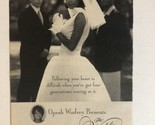 Oprah Winfrey The Wedding Tv Movie Print Ad Vintage Halle Barry TPA2 - $5.93