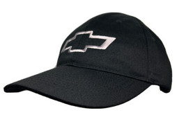BH Chevrolet Hat Cap Black w Gray CHEVY Logo CHEV Dealer Adjustable Size Hitwear - £11.72 GBP