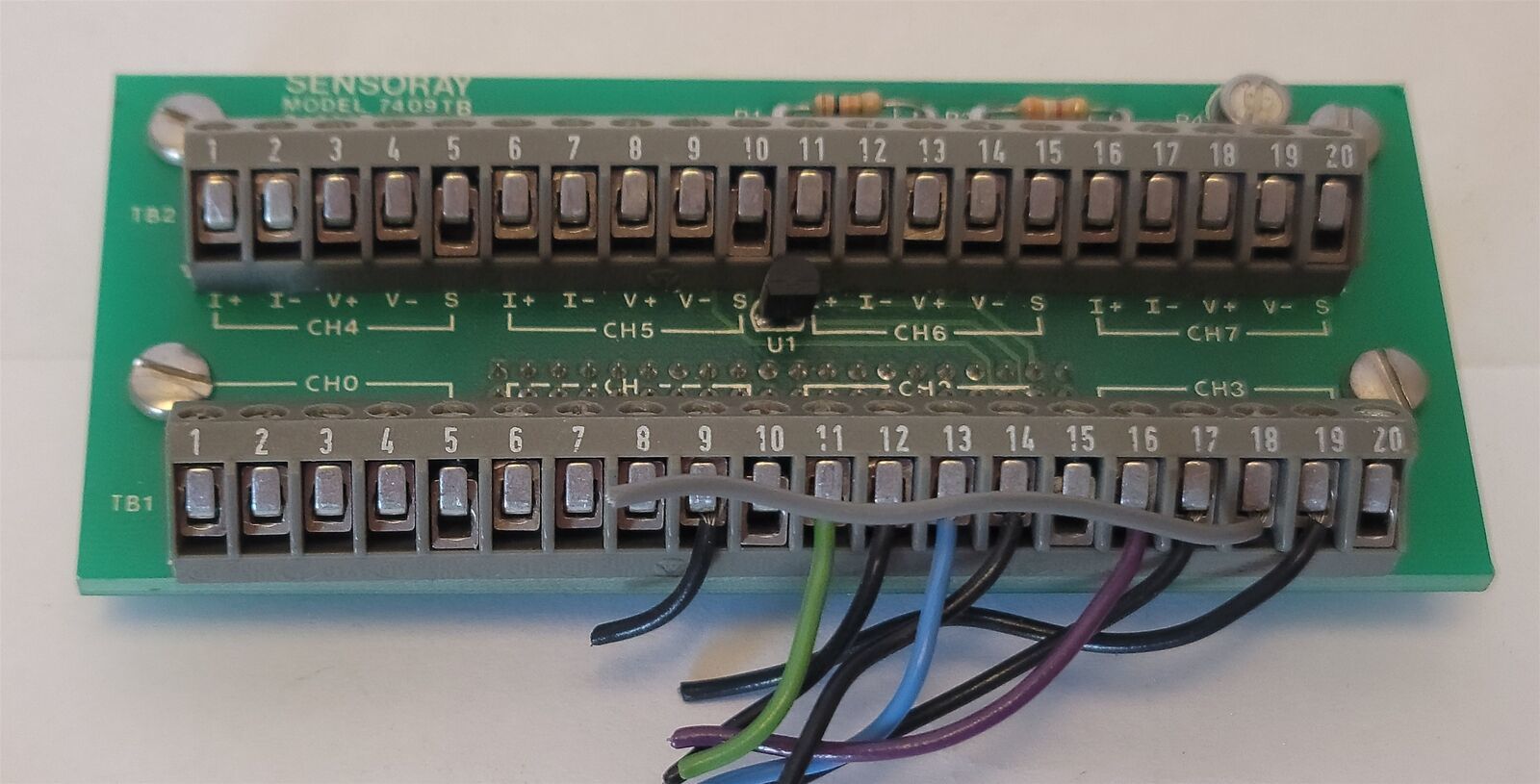 Sensoray Model 7409TB 40-Pin Cold Junction Sensor Breakout Board 0400075... - $9.77
