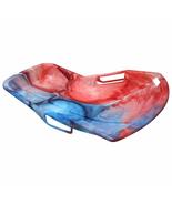 ESP 37&quot; Dayglow Sno Sprint Racer Sled  Unique Tie Dye Design  Bright N... - $49.16