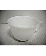 FIRE KING Oven Ware Milk Glass Mug Coffee Cup D Handle 8 oz Made in USA ... - £11.18 GBP