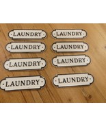 8 CAST IRON LAUNDRY Signs Style Cast Iron **PAINT BLEMISHES** Resell Fle... - €34,18 EUR