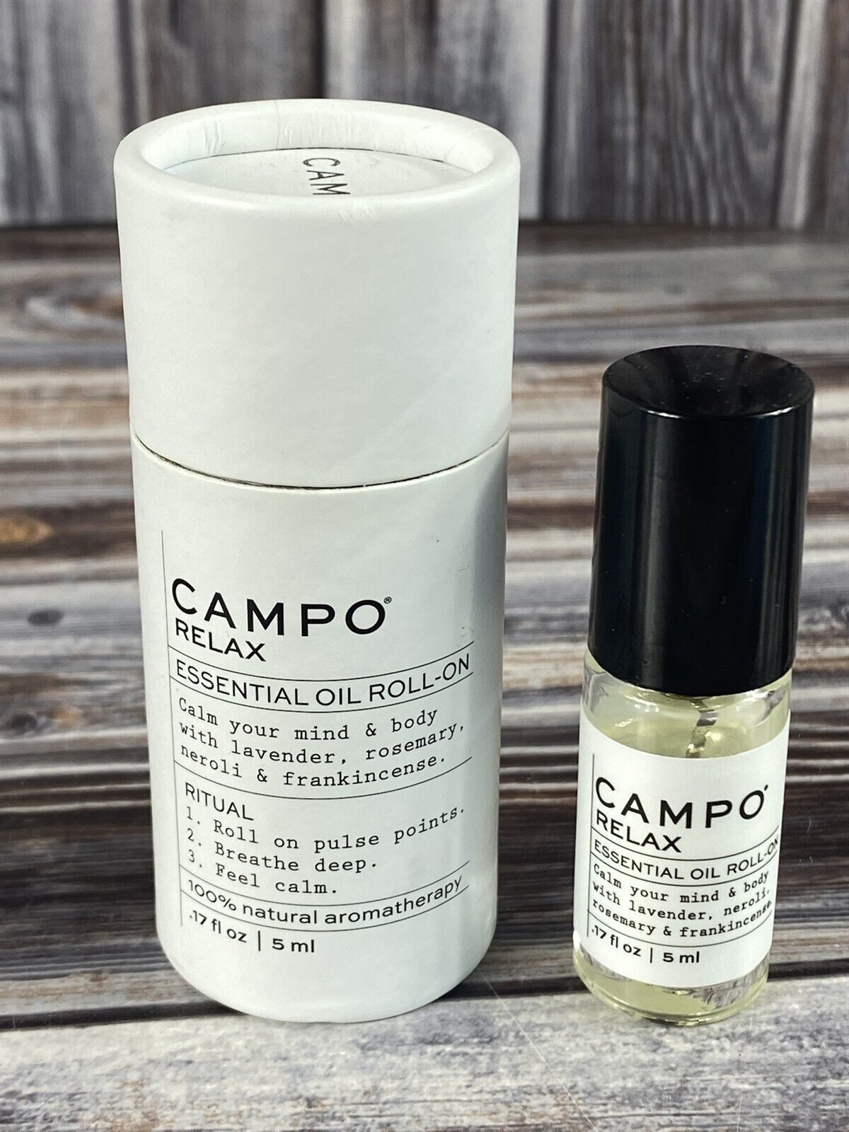 Campo Relax Essential Oil Roll-On - Neroli Rosemary Frankincense Lavende... - $4.99