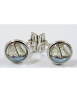 Art Deco Essex Crystal Nautical Design Cufflinks - $3,744.54 MXN
