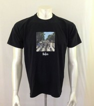 The Beatles Abbey Road 2014 Tee Men&#39;s Black Short Sleeve Graphic T Shirt... - $120.50 MXN
