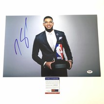 Karl Anthony Towns signed 12x18 photo PSA/DNA Minnesota Timberwolves Autographed - £160.35 GBP