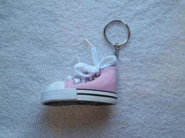 Mini Pink High Top Sneaker Keychain Keyring - $13.88