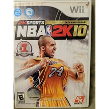 NBA 2K10 (Nintendo Wii, 2009) Kobe Bryant Disc is Mint! W Manual - $4.98