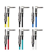 Axcessables 1/4&quot; Right Angle Amp Cords For Bass &amp; Electric Guitar, 10Ft,... - $55.93
