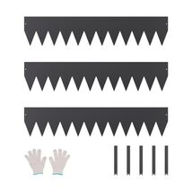 Steel Landscape Edging, 3 Packs 40 x 8 in Rust-Resistant Metal Landscape... - $49.70